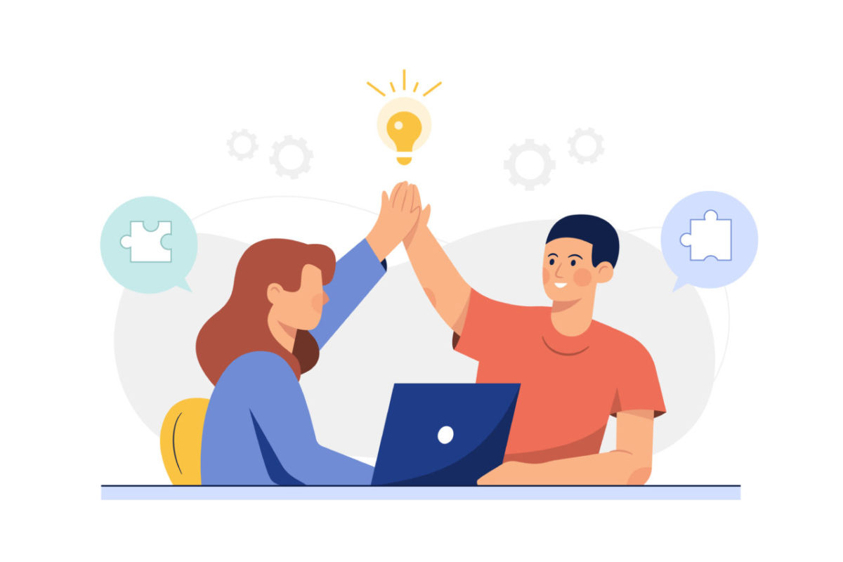 High_five-man-and-woman-illustration